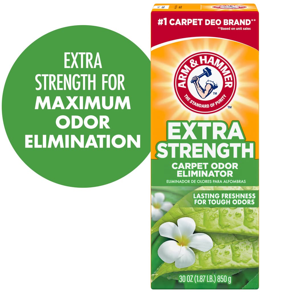 Arm & Hammer Extra Strength Carpet Odor Eliminator, Jasmine-Citrus (30 oz)