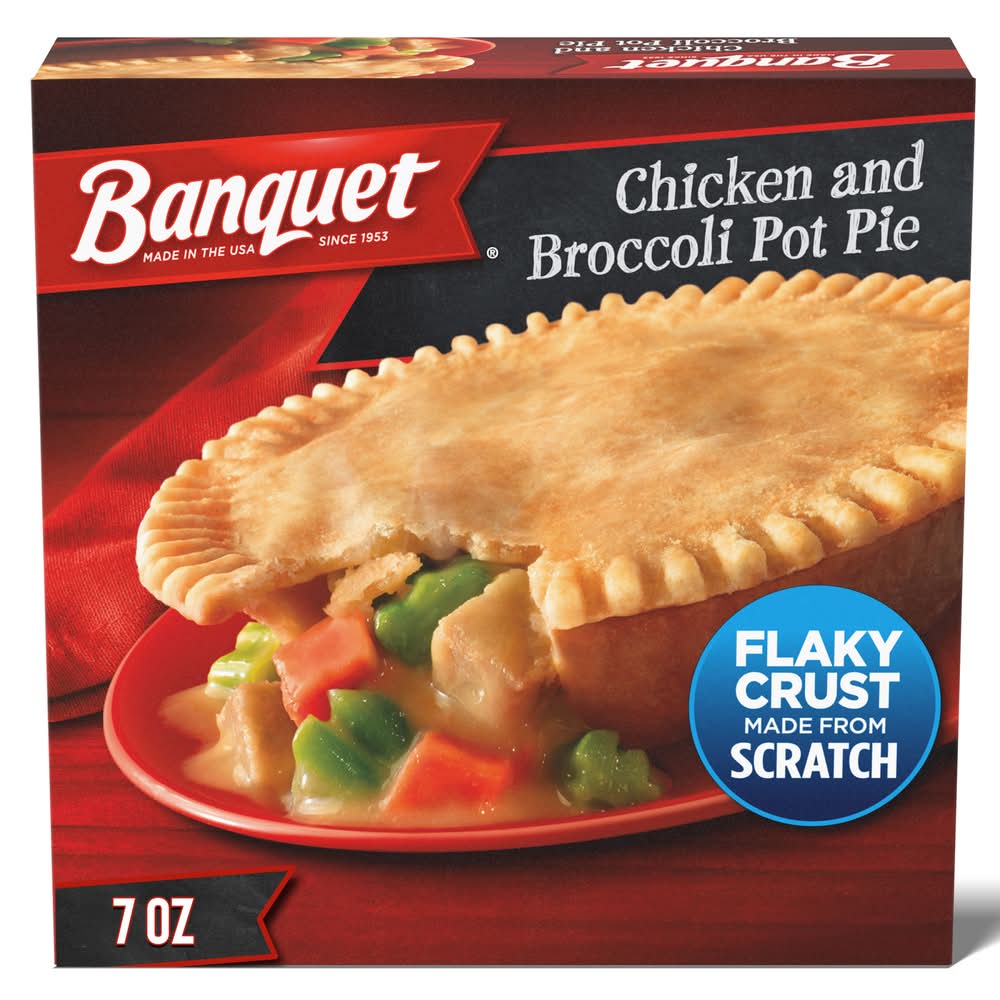 Banquet Chicken & Broccoli Flaky Crust Pot Pie (0.29 oz)