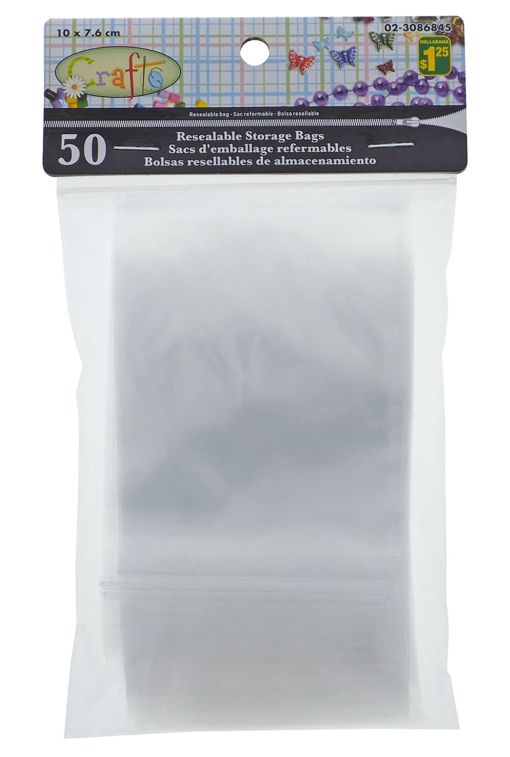 Craft Resealable Storage Bags (50 ct)