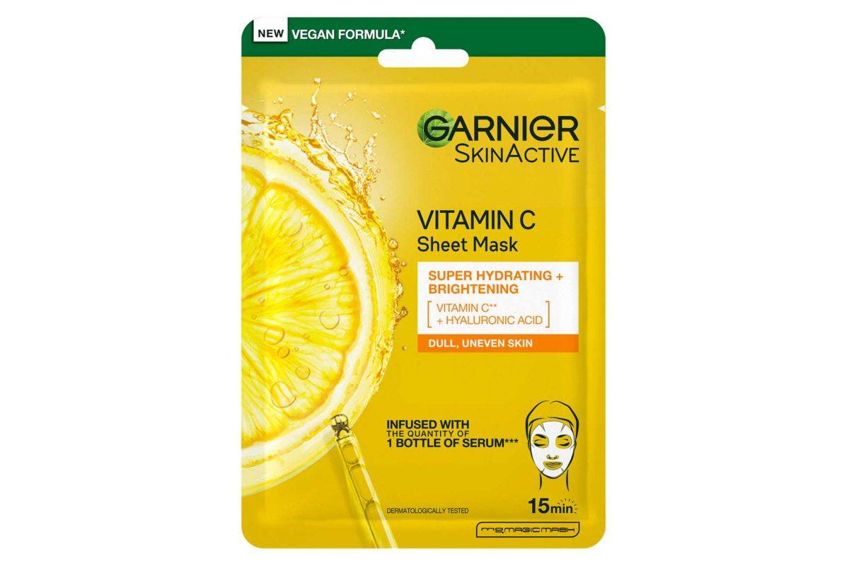 Garnier Brightening & Super Hydrating Vitamin C Sheet Mask 28g