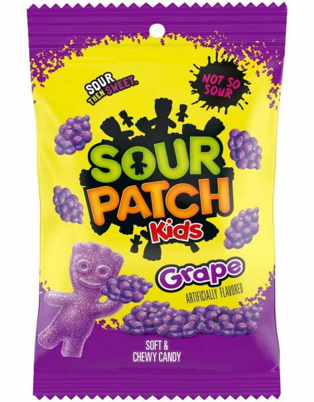 Sour Patch Kids Grape Chewy Candy 8oz