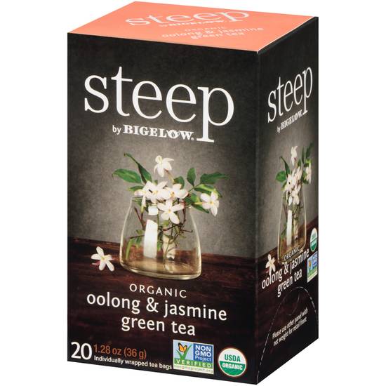 Bigelow Organic Oolong & Jasmine Green Tea Bags (20 ct)