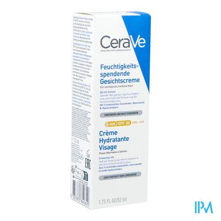 Cerave Creme Hydratante Visage Spf30 52ml Soins hydratant - Soins du visage