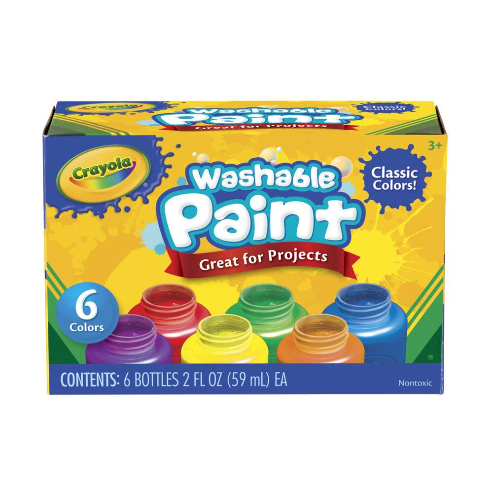 Crayola Washable Kids Paint 6 pack