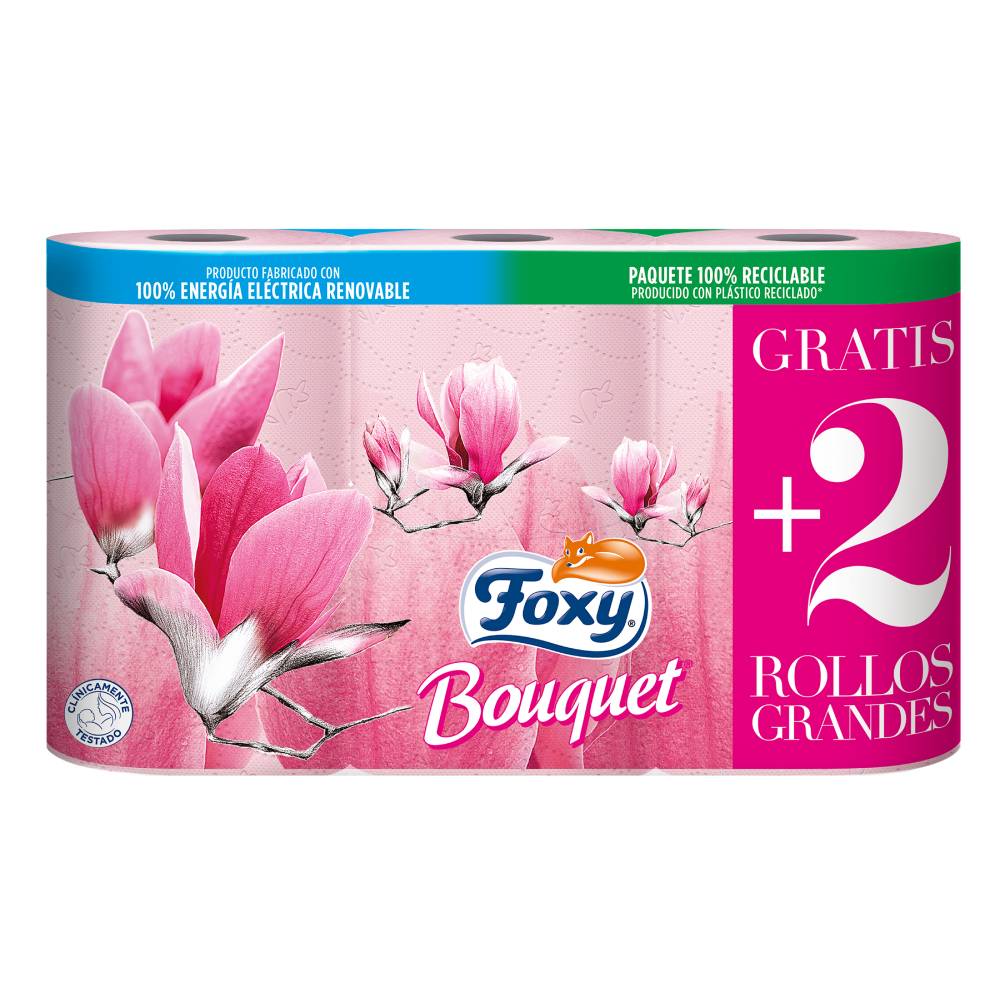 Papel Higiénico Foxy Bouquet 4+2Ud