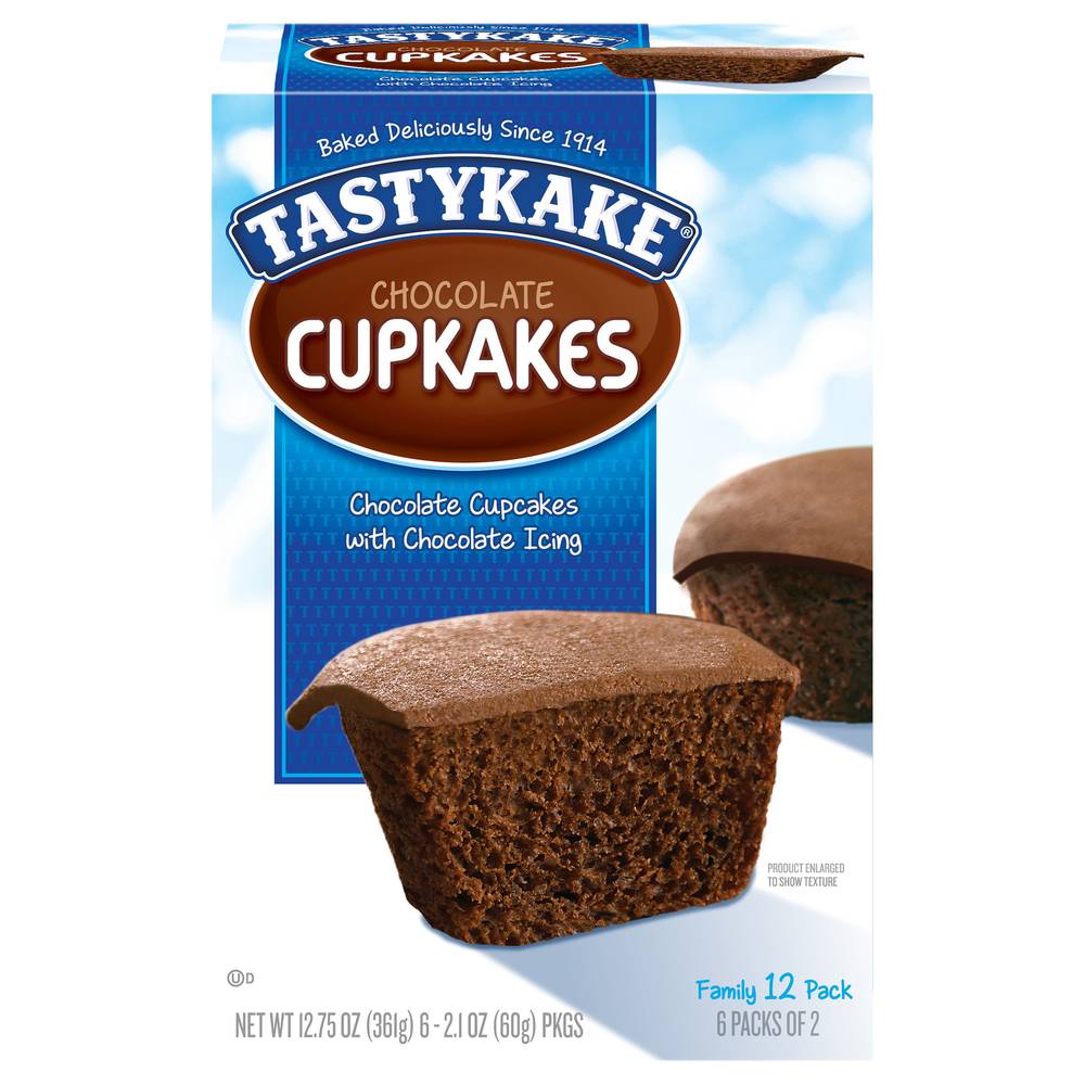 Tastykake Chocolate Cupcakes (12.75 oz, 6 ct)