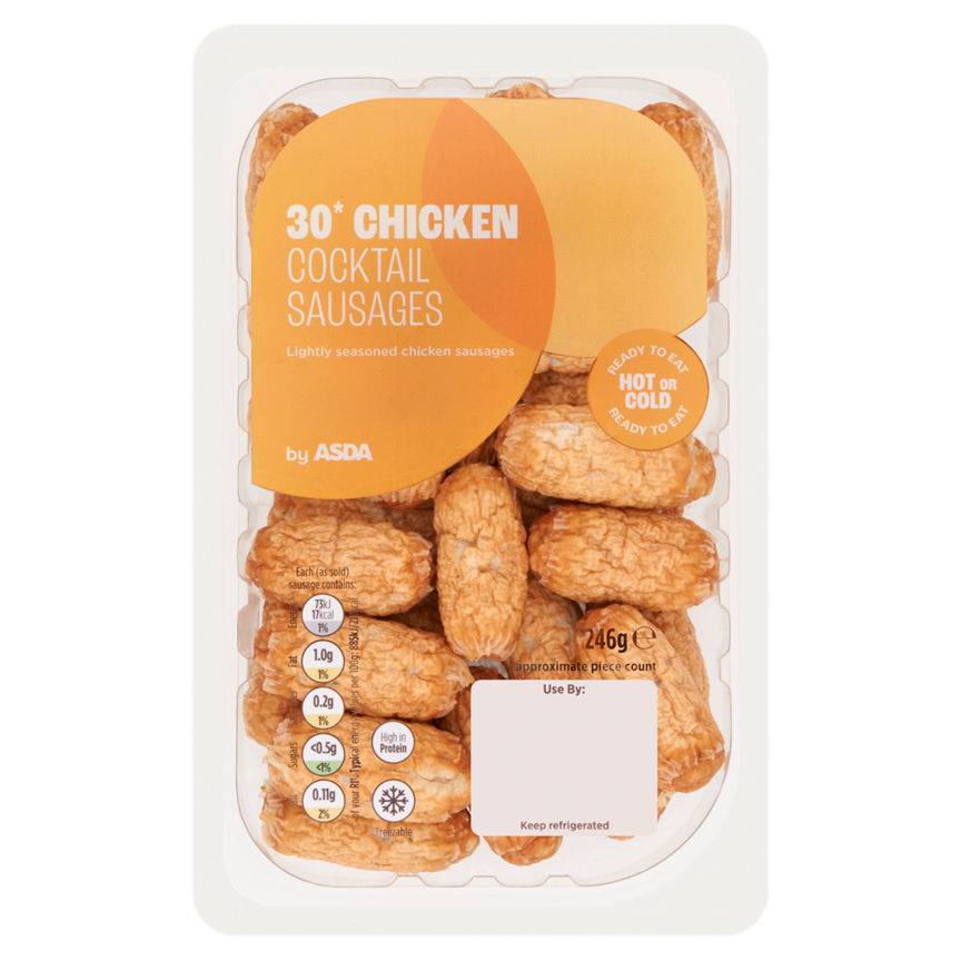 ASDA Chicken Cocktail Sausages (30 pack)