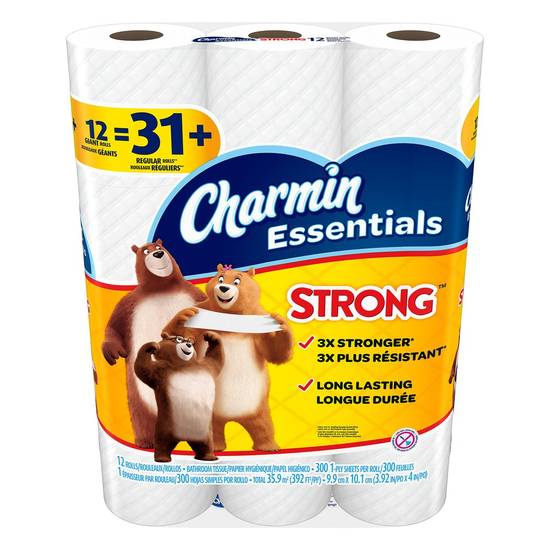Charmin Strong Toilet Paper (12 rolls)