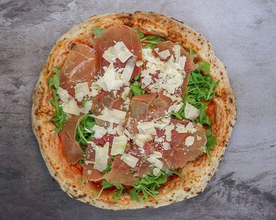 Prosciutto and Arugula Pizza