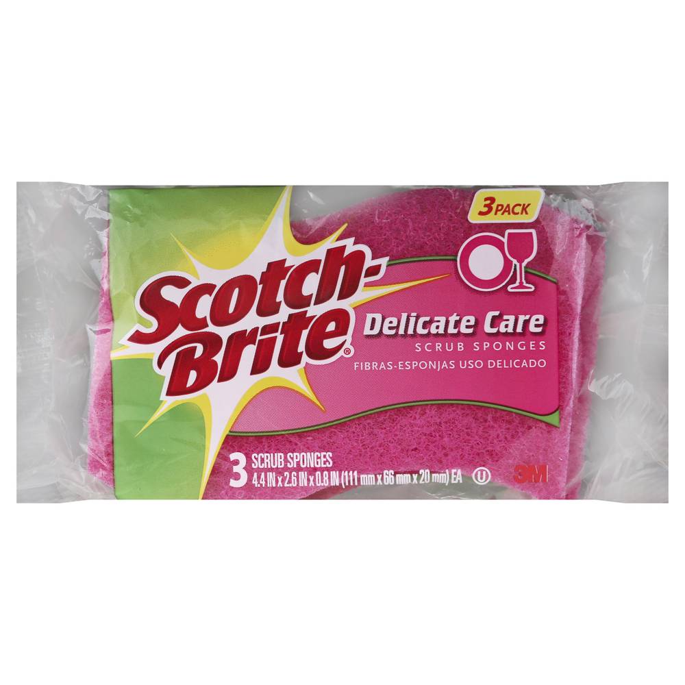 Scotch-Brite Delicate Care Scrub Sponges