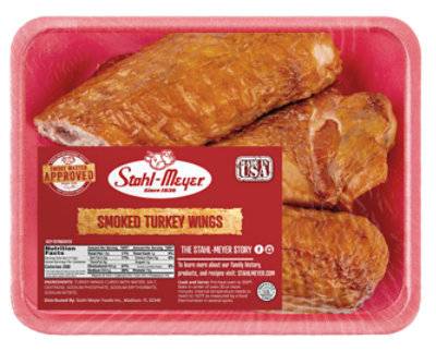 Stahl-Meyer Smoked Turkey Wings Tray Pack - 1 Lb