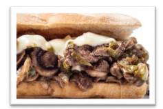Beef Steak Sandwich Portions, 5 oz each - 10 lbs (1 Unit per Case)