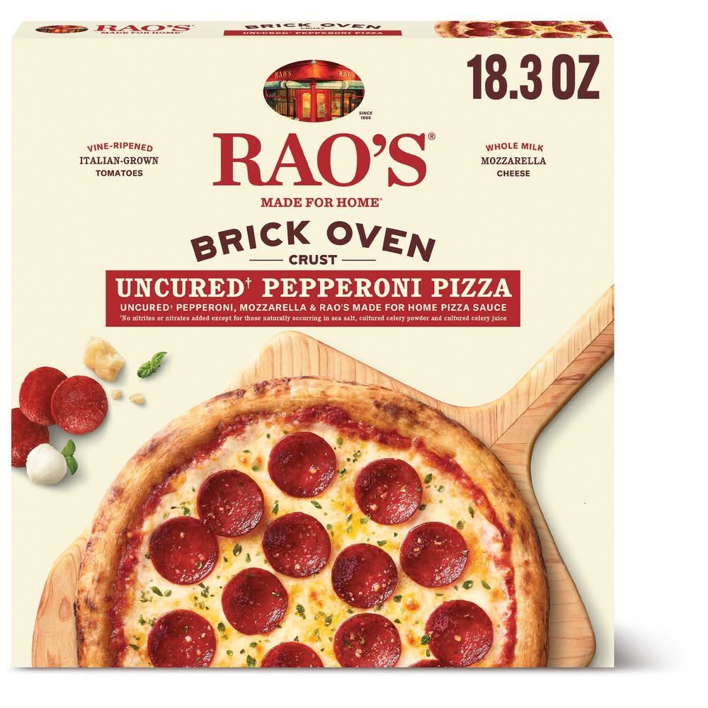 Rao's Homemade Brisk Oven Crust Pizza, Uncured Pepperoni (18.3 oz)
