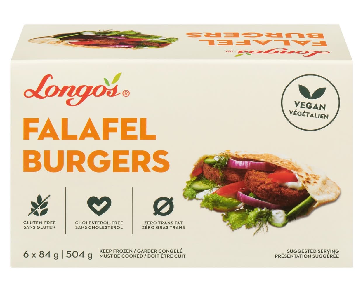 Longo's Falafel Burgers (504 g)