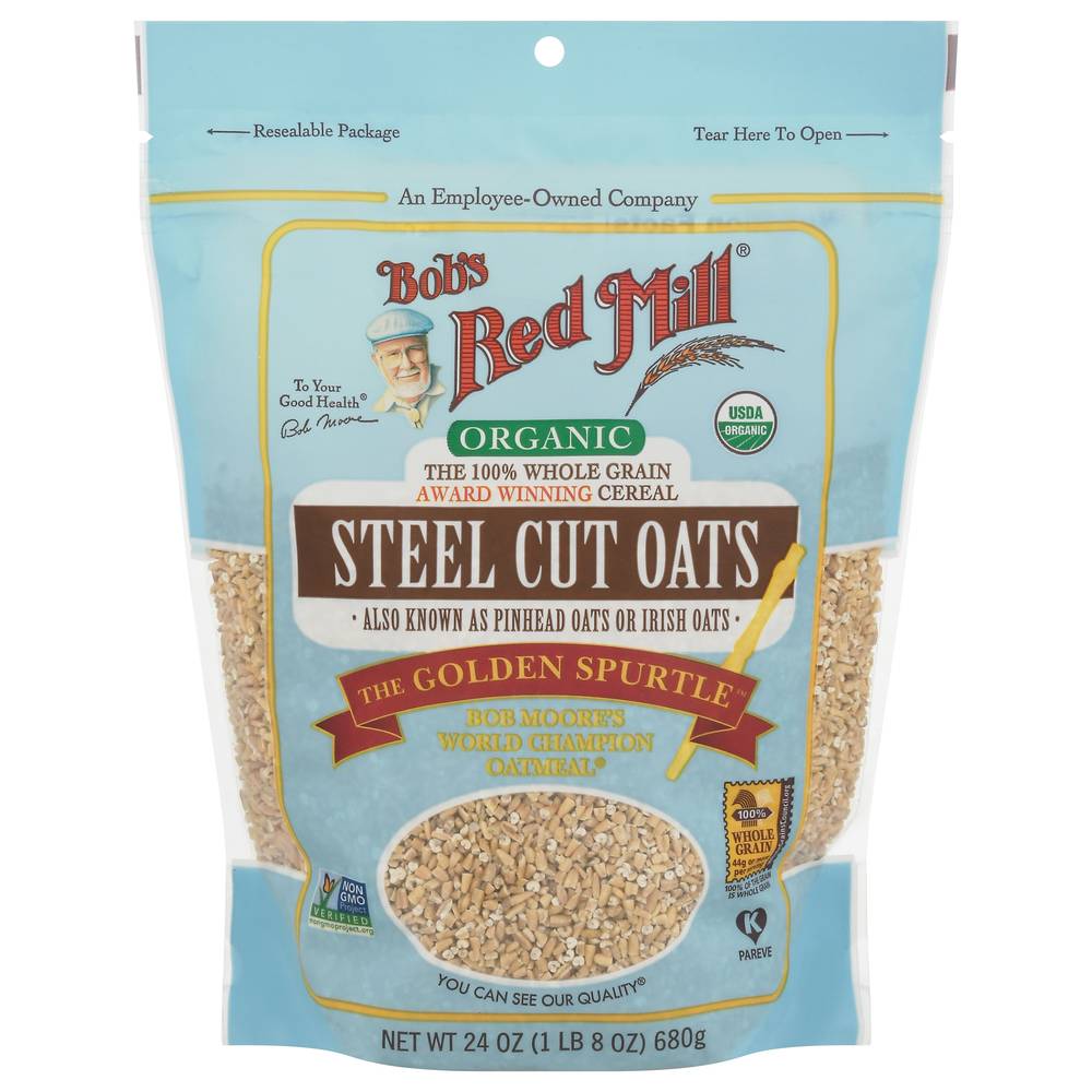 Bob's Red Mill Organic Steel Cut Oats (24 oz)