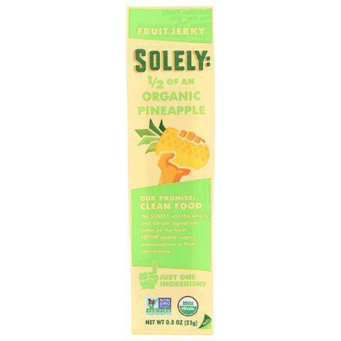 Solely Fruit Jerky Pineapple Strips .8oz