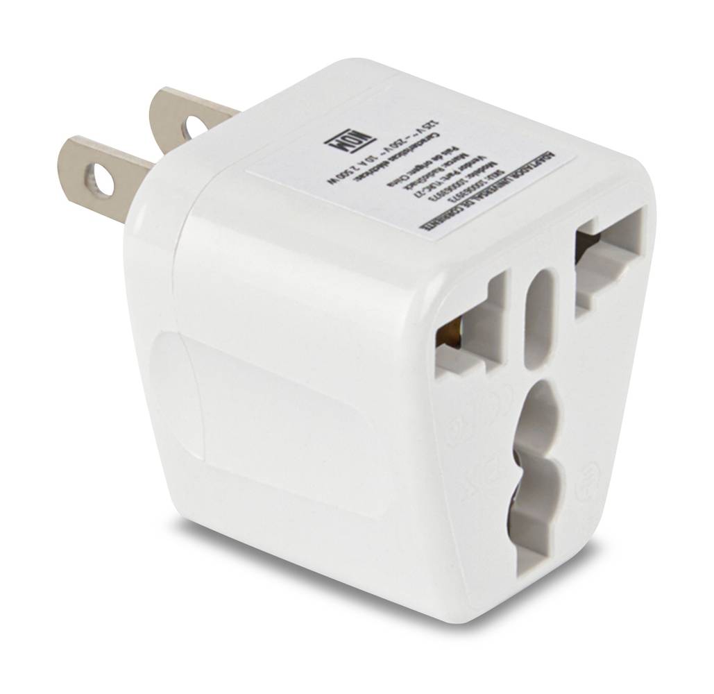 RadioShack · Adaptador universal, blanco