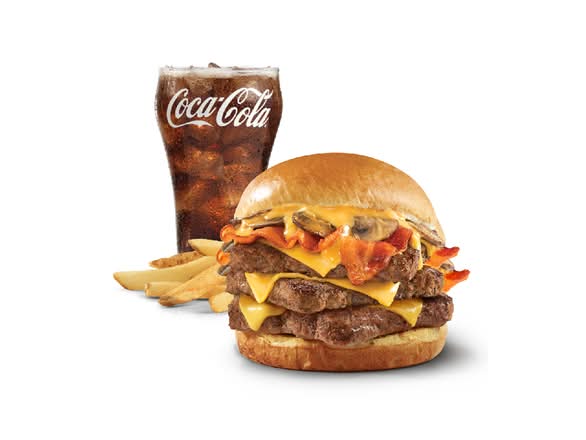 Bacon Portabella Mushroom Melt (Triple) Combo