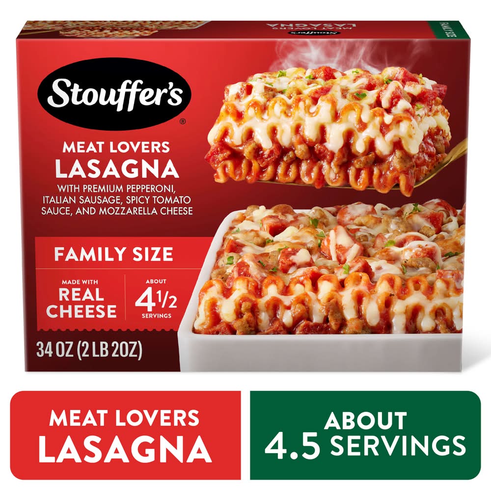 Stouffer's Meat Lovers Lasagna (34 oz)