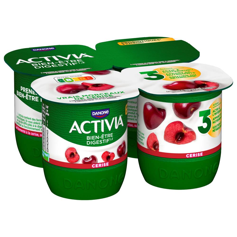 Activia - Yaourt aux fruits bifidus (cérise)
