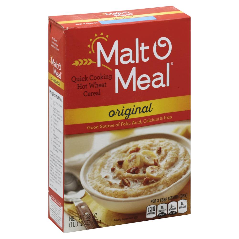 Malt-O-Meal Original Quick Cooking Hot Wheat Cereal (1.75 lbs)