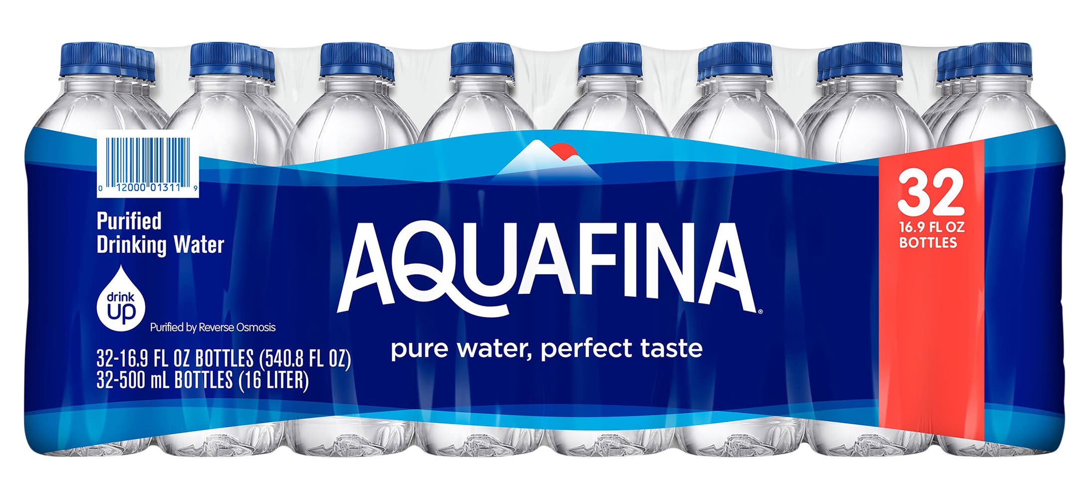 Aquafina Purified Drinking Water (32 x 16.9 fl oz)