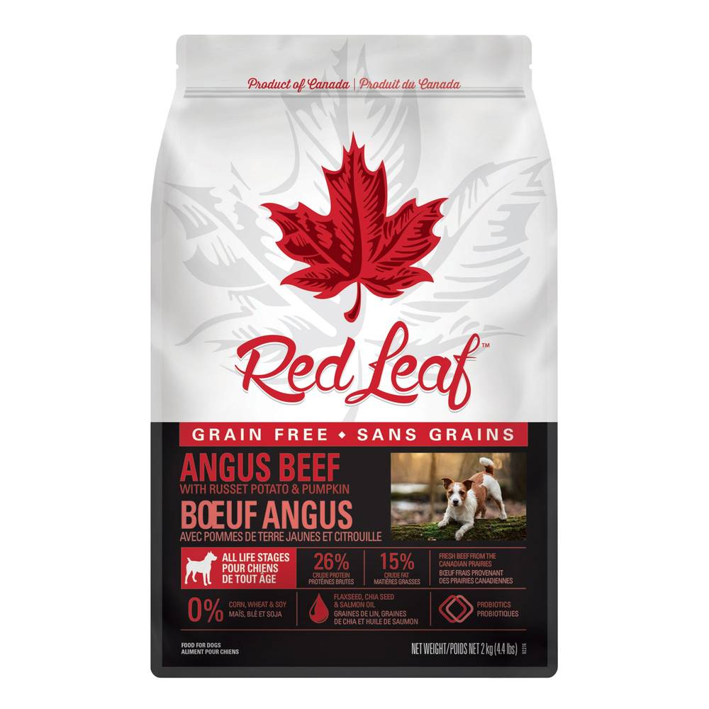 Red Leaf Grain Free Angus Beef Dog Food (2 kg)