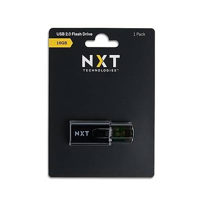 Nxt Technologies 16gb Usb 2.0 Type-A Flash Drive (black)