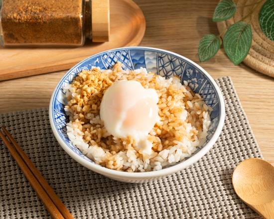 溫泉蛋 豬油香拌飯 | Pork Lard Mixed Rice with Hot Spring Egg