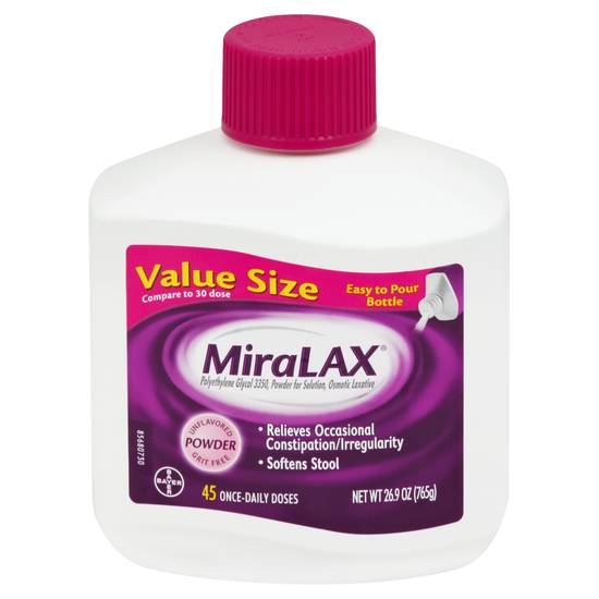 Miralax Laxative Powder For Constipation Relief (26.9 oz)