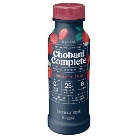 Chobani Complete Greek Shake Strawberry Cream 10oz