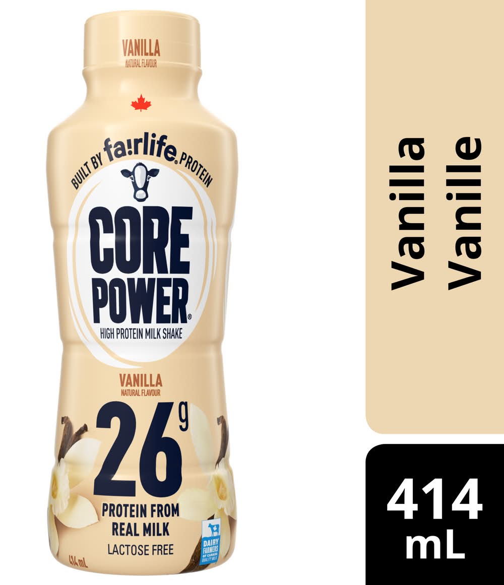 Fairlife Core Power High Protein Milk Shake, Vanilla (414 ml)