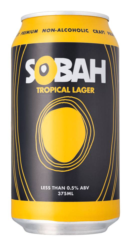 Sobah Tropical Lager Cans 24x375ml