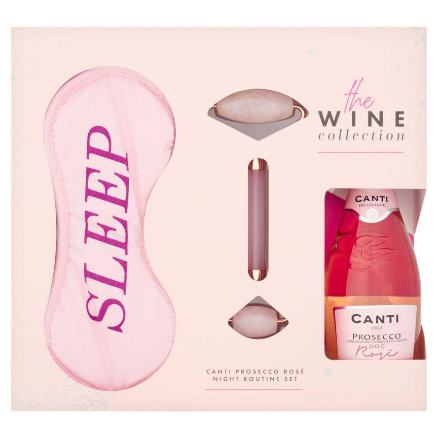 Canti Prosecco Rosé Night Routine Set