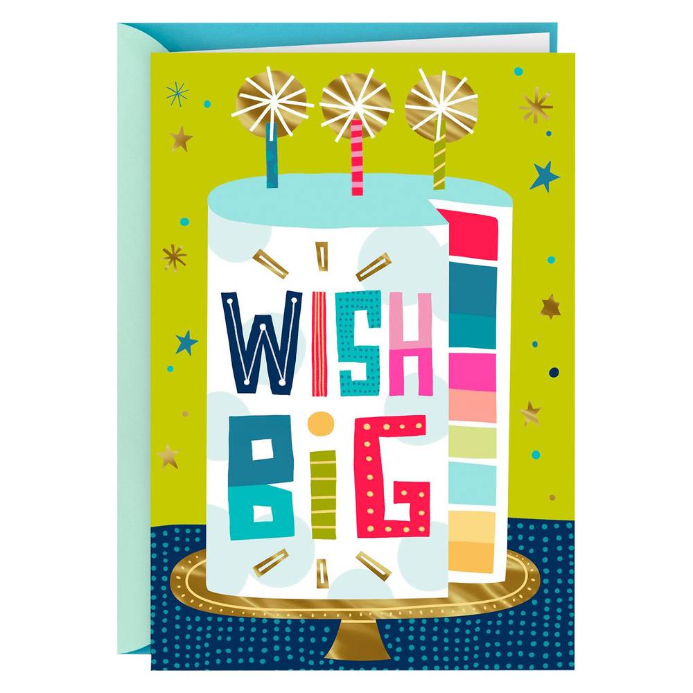 Hallmark Wish Big Cake Video Greeting Birthday Card