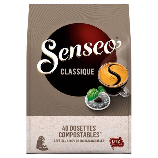 Dosettes café senseo classiques Senseo 277g