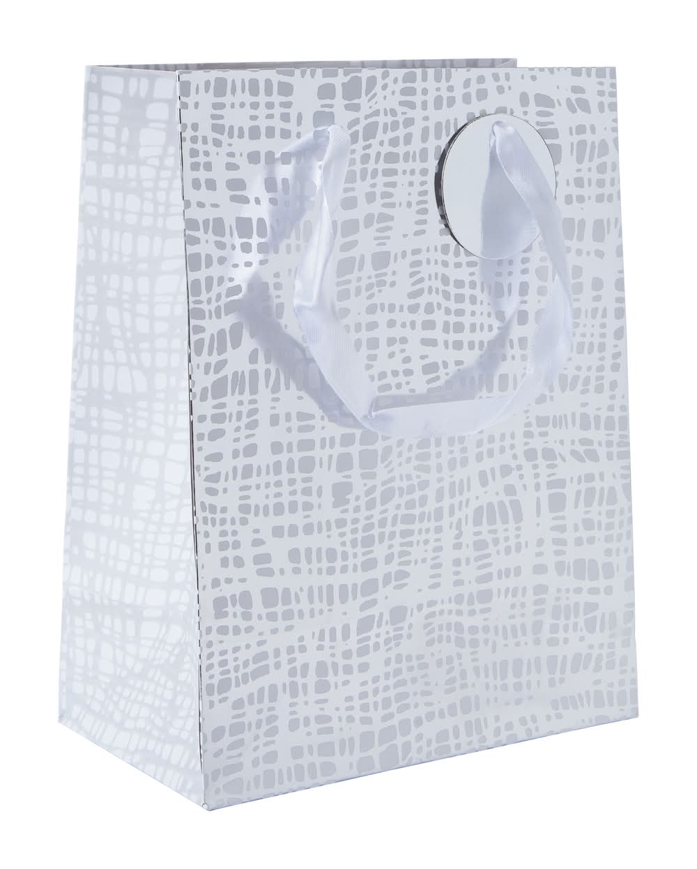 Novelty Design Gift Bag Grey Splatter