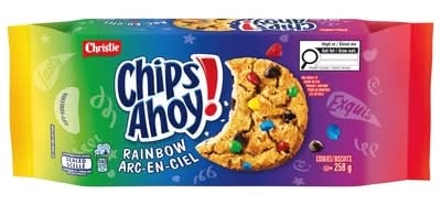 Chips ahoy! biscuits aux pépites de chocolat arc-en-ciel - rainbow chocolate chip cookies
