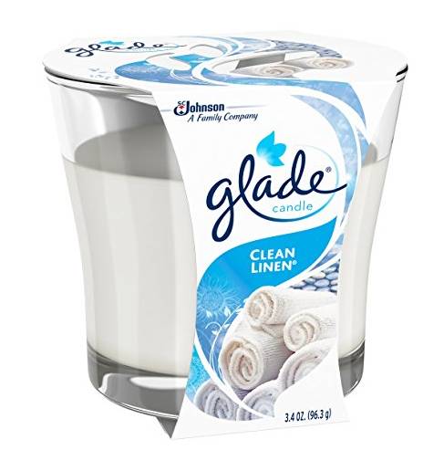 Glade Candle - Clean Linen - 3.4 Oz