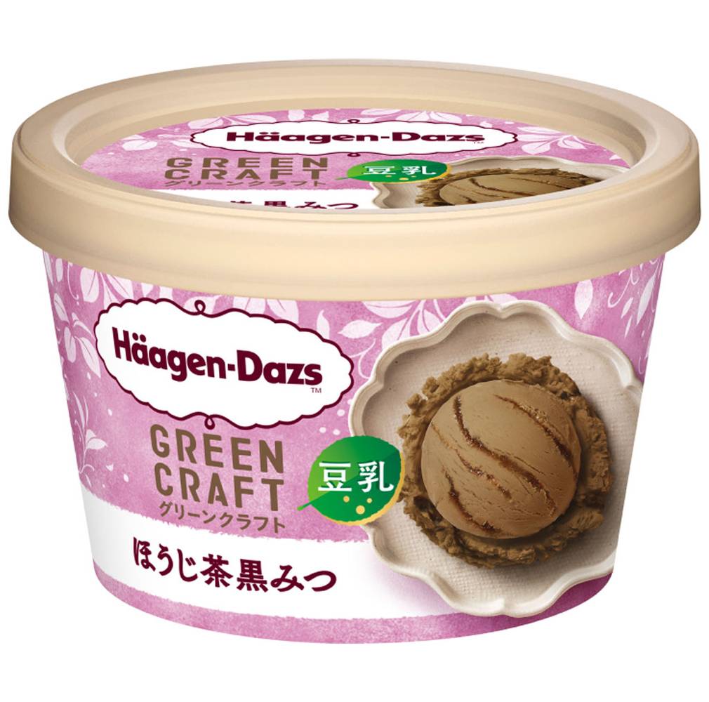 ハーゲンダッツ　GREEN CRAFT(グリーンクラフト) ミニカップ　ほうじ茶黒みつ/110ml