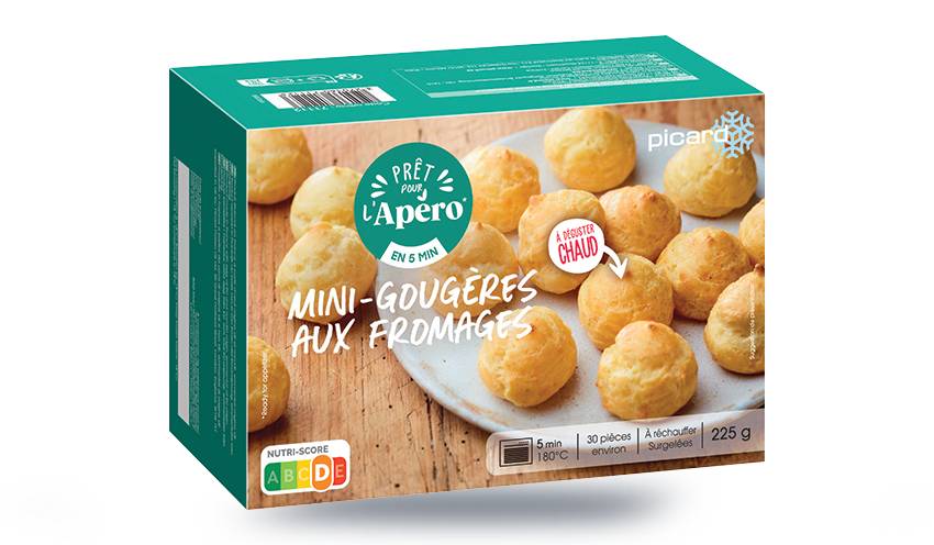 Mini-gougères au fromage, 30 pièces environ