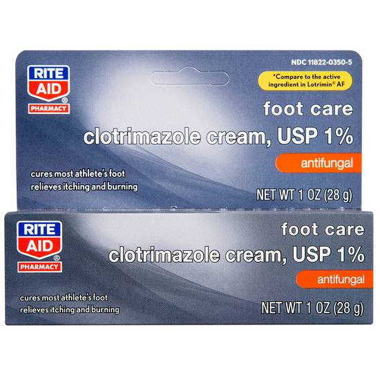 Rite Aid Pharmacy Clotrimazole Cream USP 1% (1 oz)