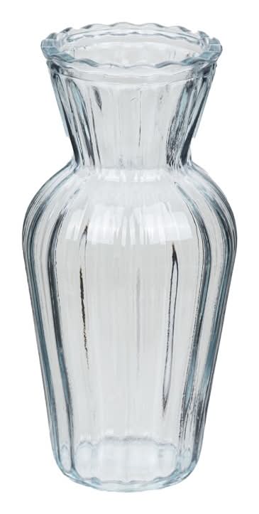Holiday Home Glass Vase, 6 in, Clear