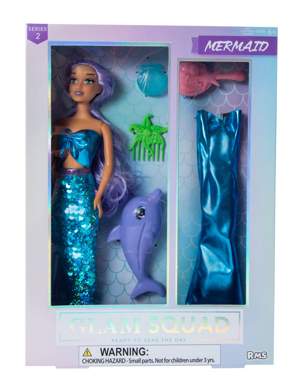 Glam Squad Mermaid Doll Caucasian Series 2