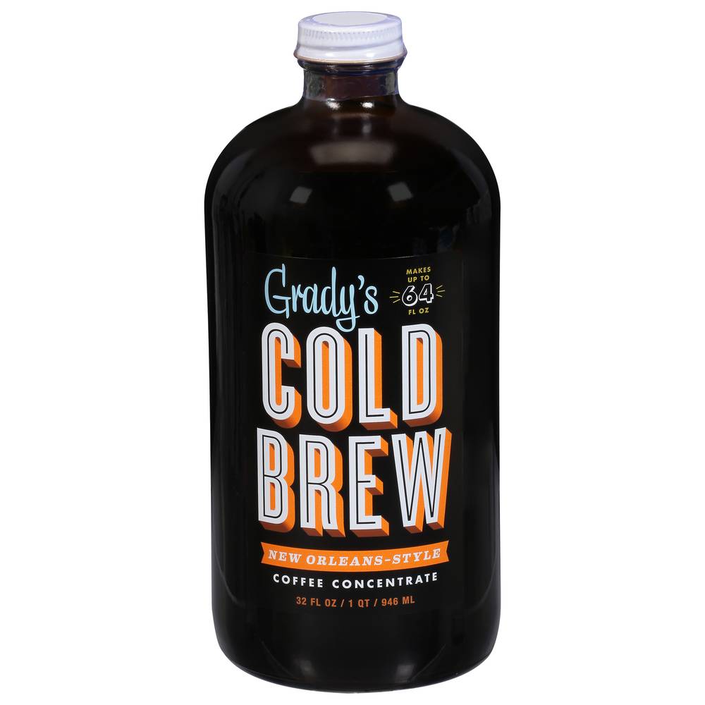 Grady's Cold Brew Coffee Concentrate New Orleans-Style (32 fl oz)
