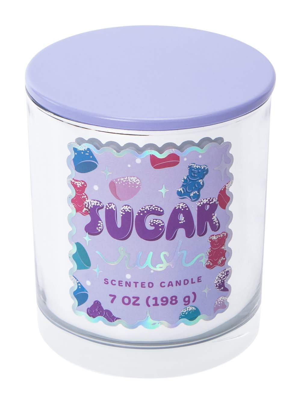 Metallic Scented Candle 7oz Sugar Rush
