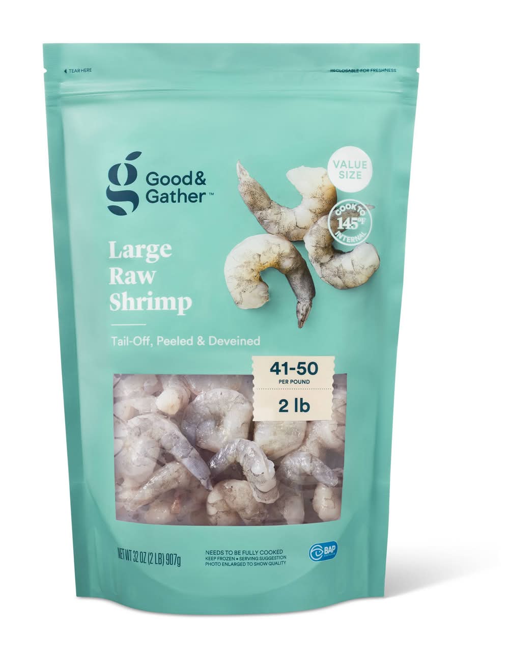 Good & Gather Frozen Large Raw Raw Shrimp (16 oz)