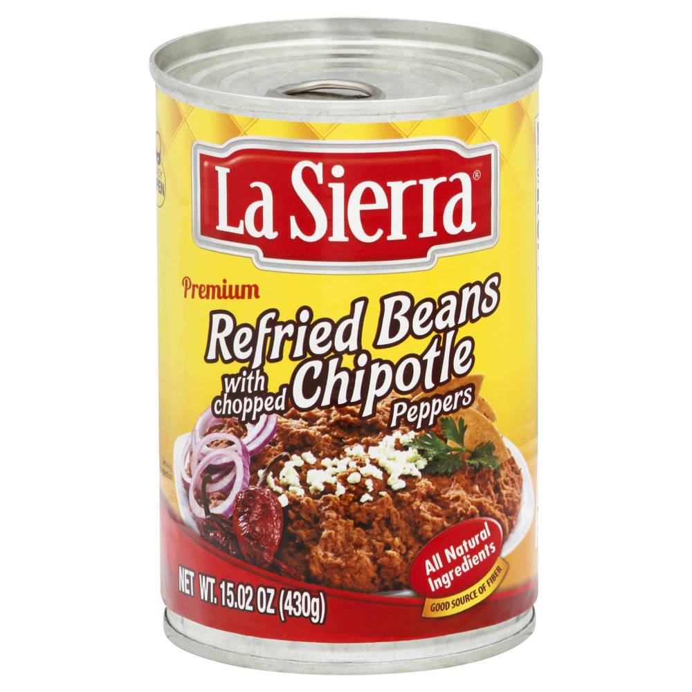 La Sierra Refried Beans With Chopped Chipotle Peppers (15 oz)