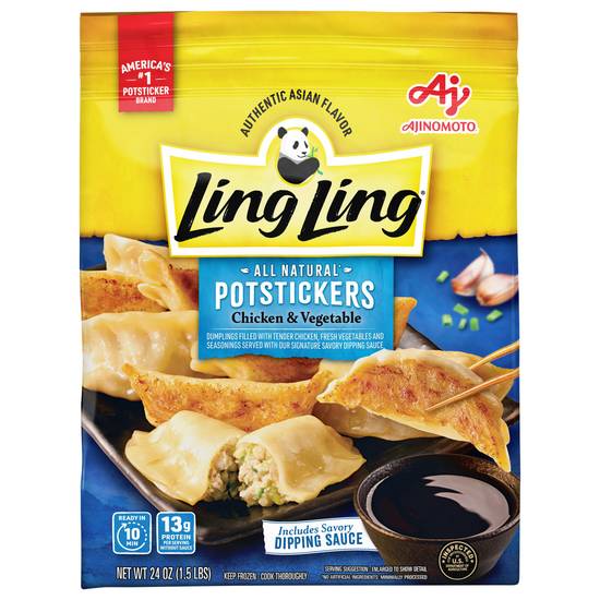 Ling Ling Potstickers Chicken & Vegetable Dumplings (24 oz)