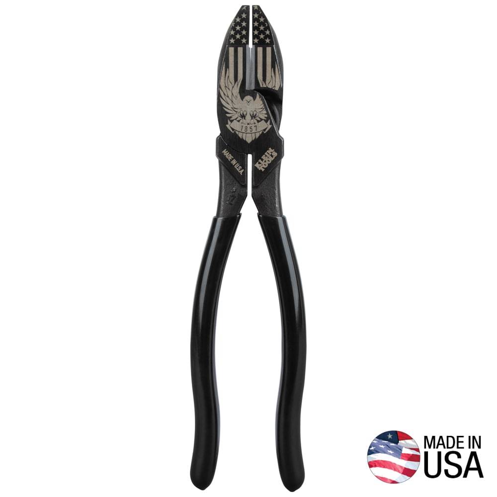 Klein Tools Custom Collectors Limited Edition - Side-Cutting Pliers, Hi-Leverage NE, Crimping Die, 9-1/4inch | D20009NE24